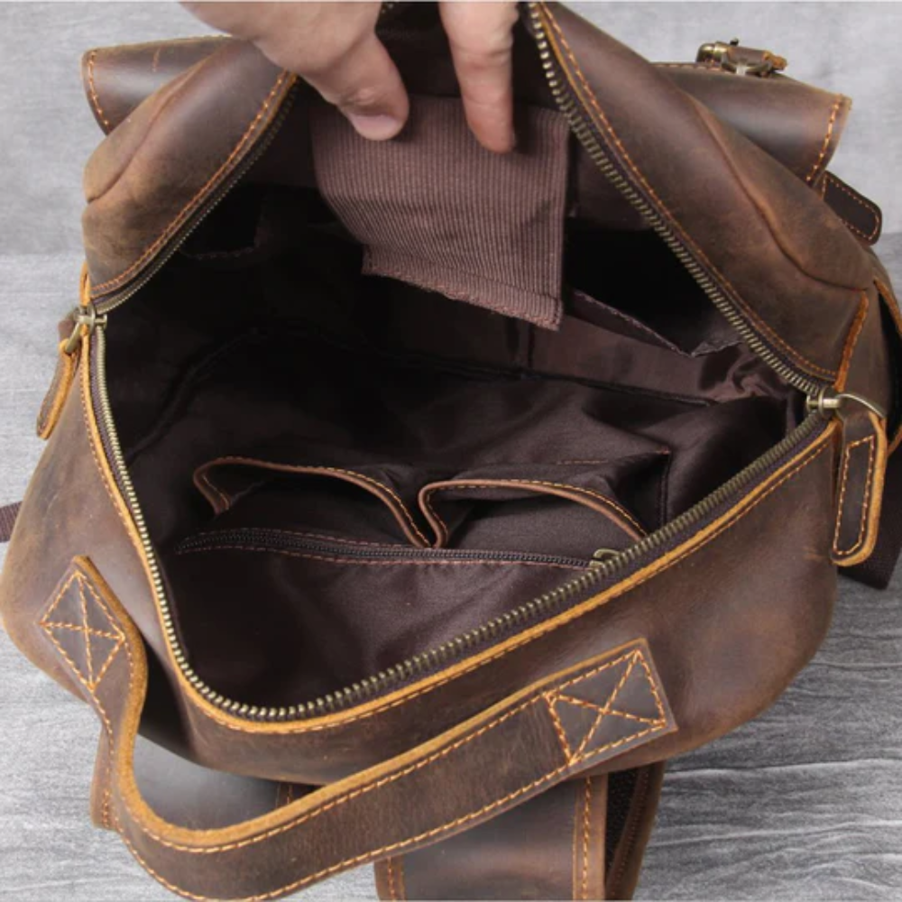Leather Travel Backpack | Alaric
