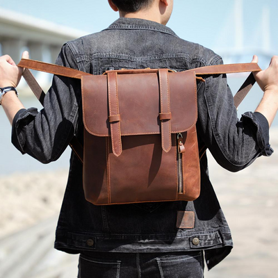 ITHYA - Small Leather Backpack