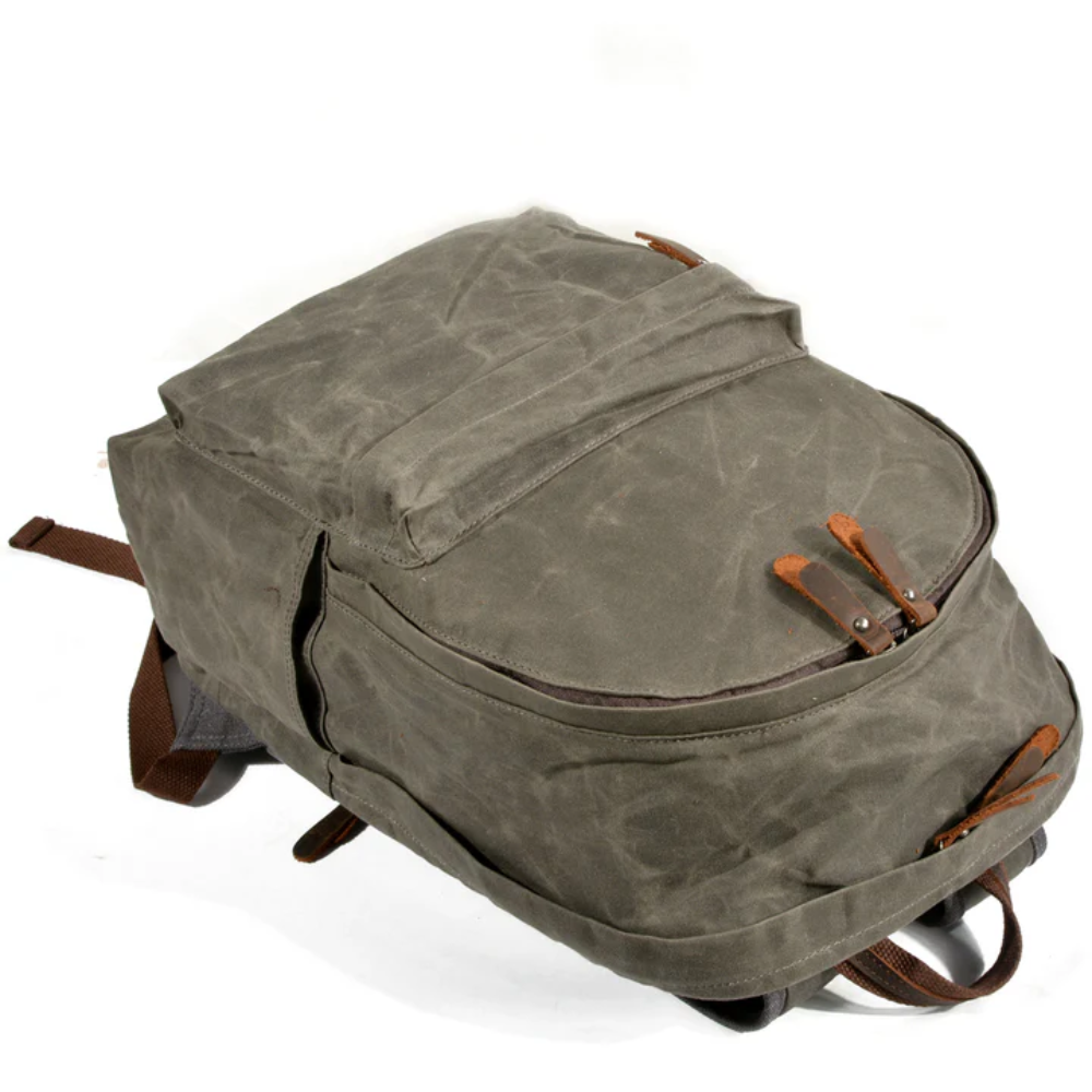 Vintage canvas school bag | Falkenberg