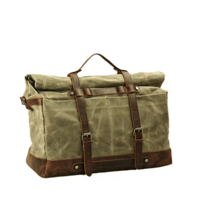 waxed linen travel bag | Marco
