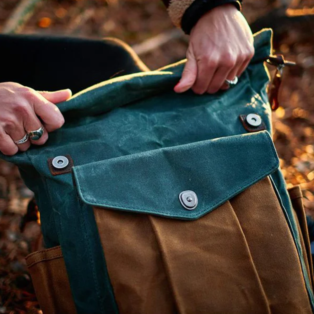 NARIK - Wacker Canvas Roll-Top Backpack