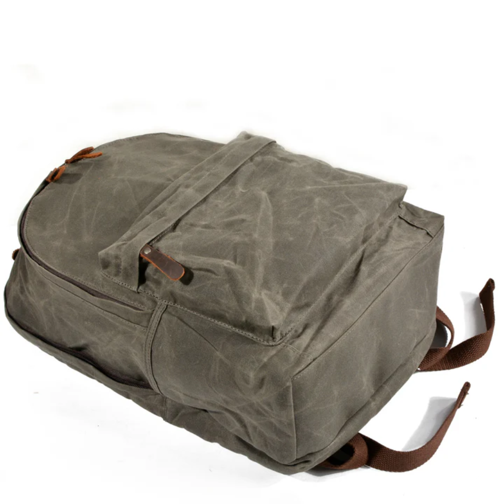 Vintage canvas school bag | Falkenberg