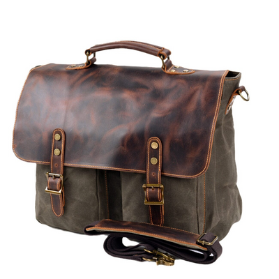 Vintage canvas messenger bag | Rheinhart