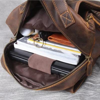 Leather Travel Backpack | Alaric