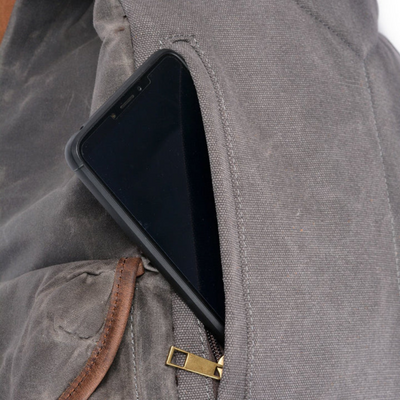 Larson - Canvas and Leather Backpack