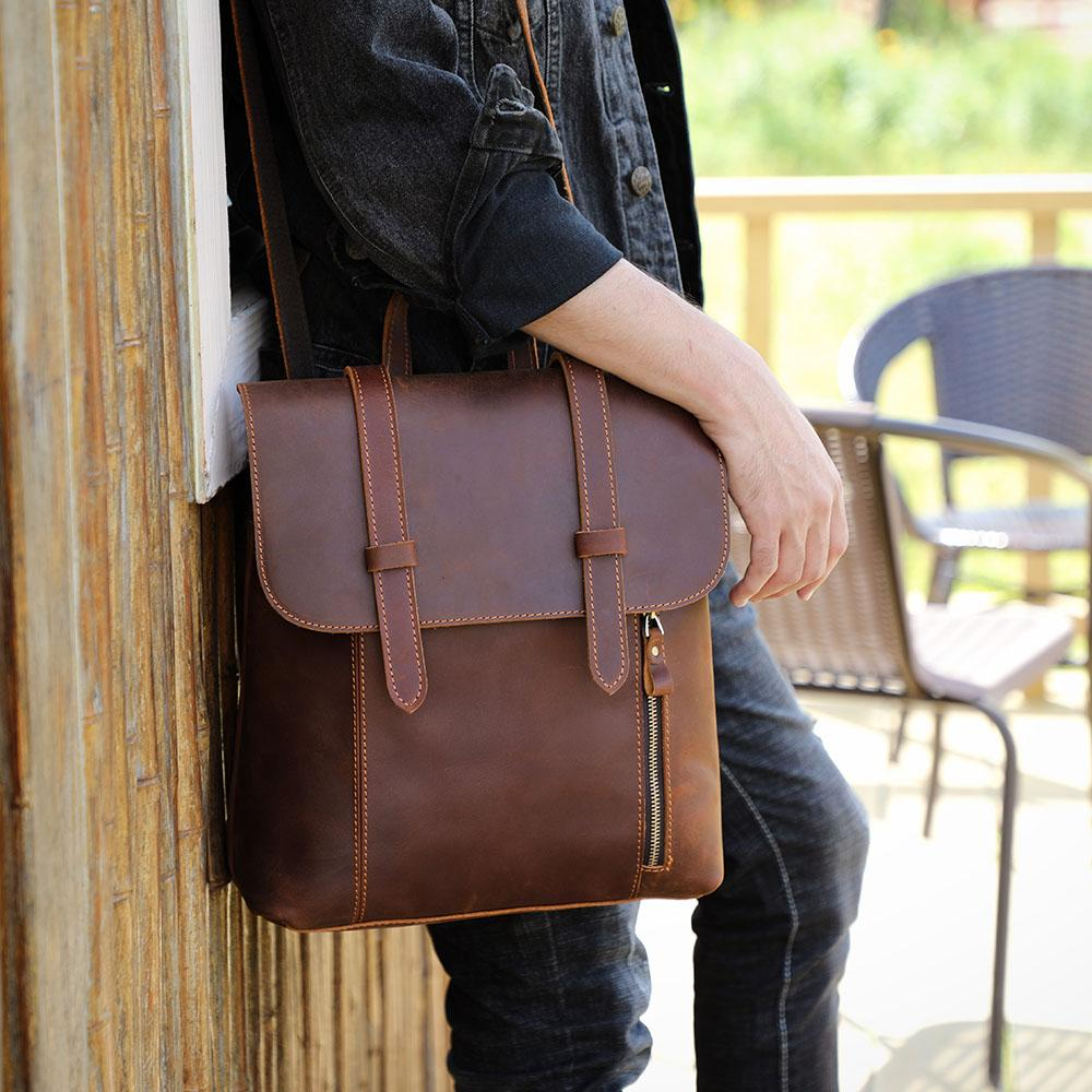 ITHYA - Small Leather Backpack