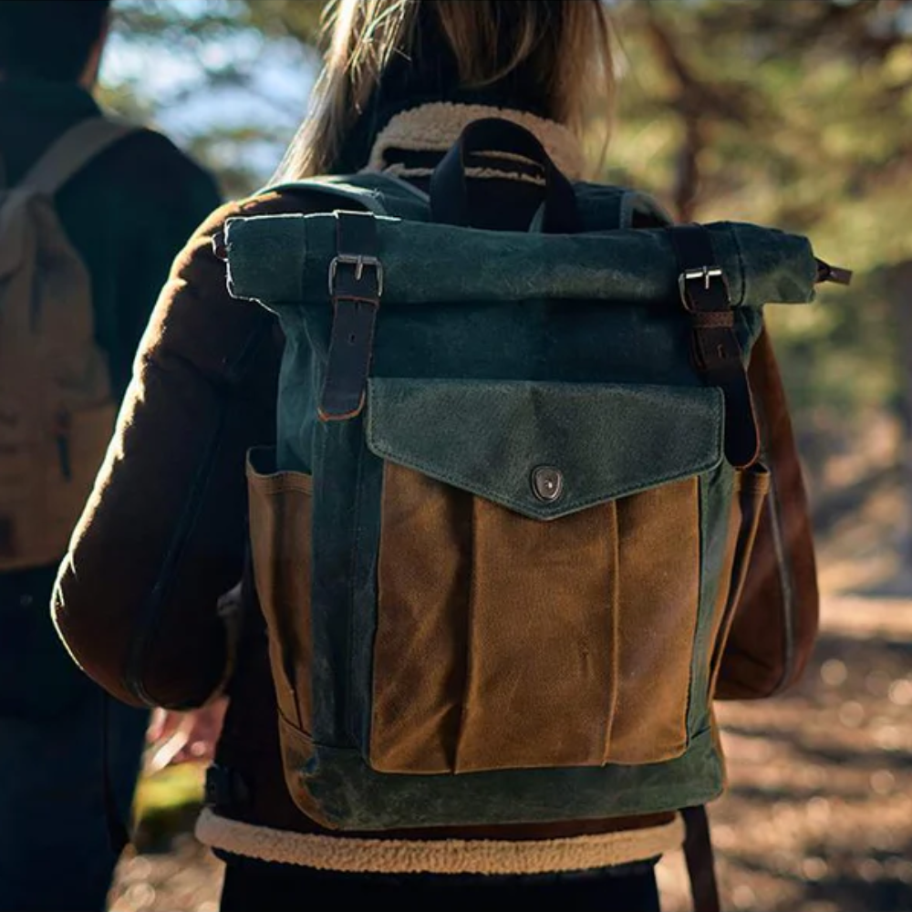 NARIK - Wacker Canvas Roll-Top Backpack