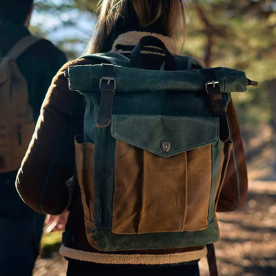 NARIK - Wacker Canvas Roll-Top Backpack