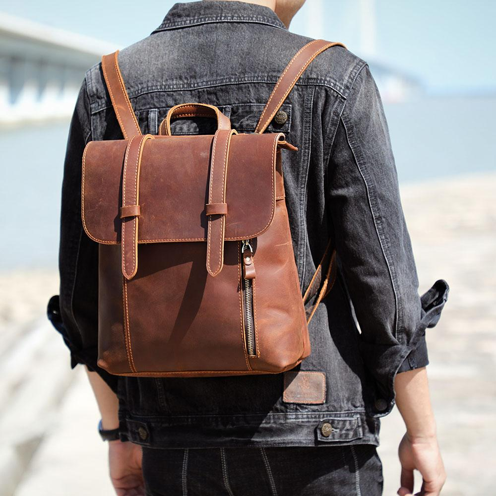 ITHYA - Small Leather Backpack