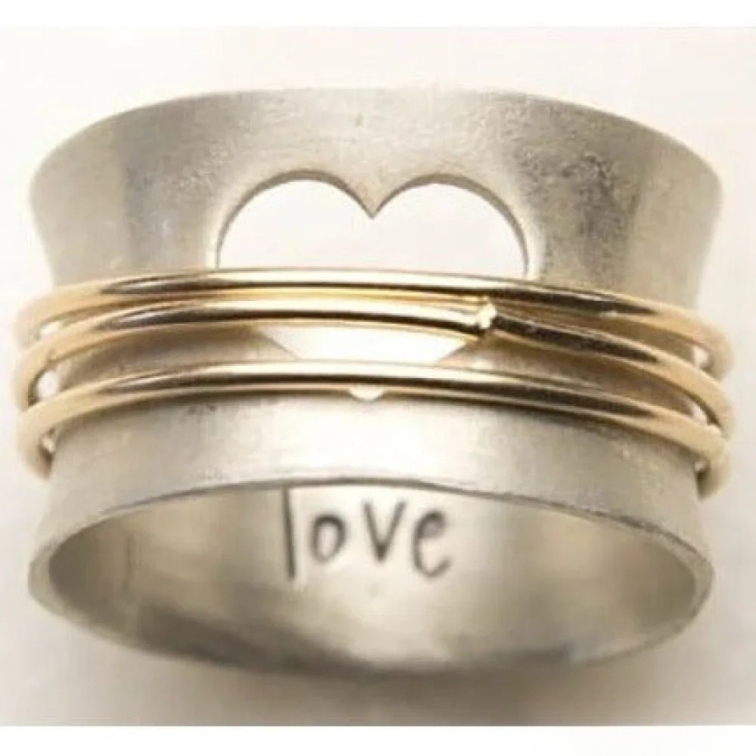 Antique precious love ring