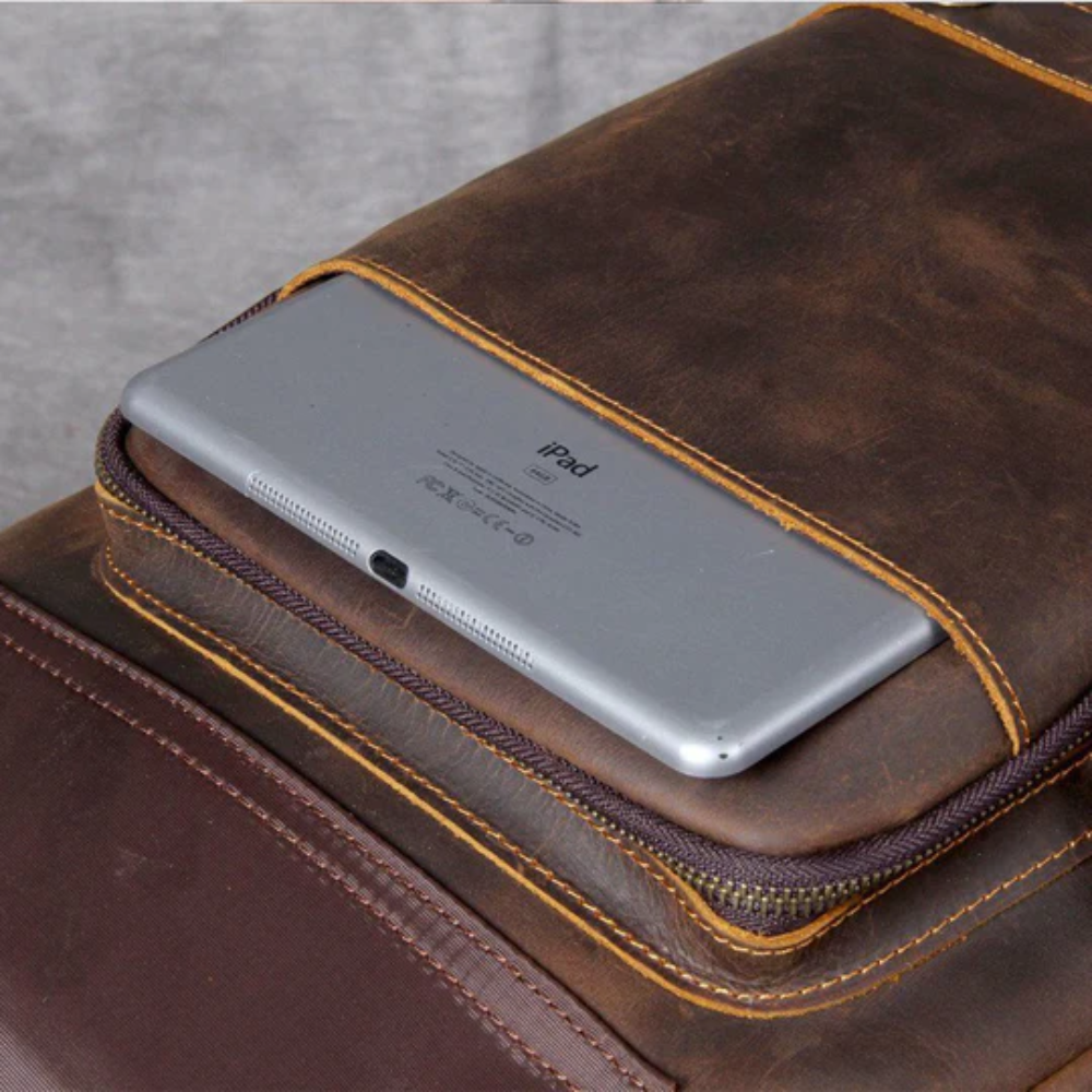 Leather Travel Backpack | Alaric