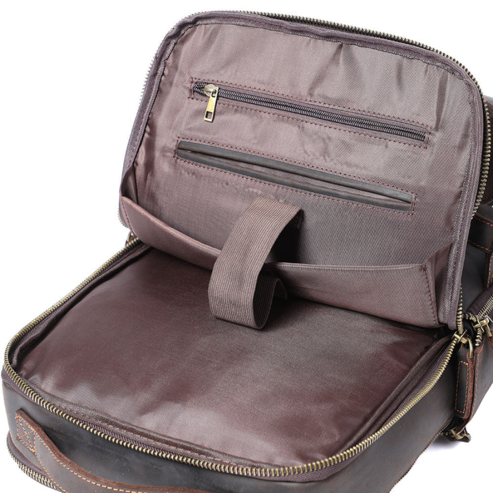 Men's Leather Laptop Backpack | Friedrich