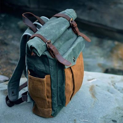 NARIK - Wacker Canvas Roll-Top Backpack