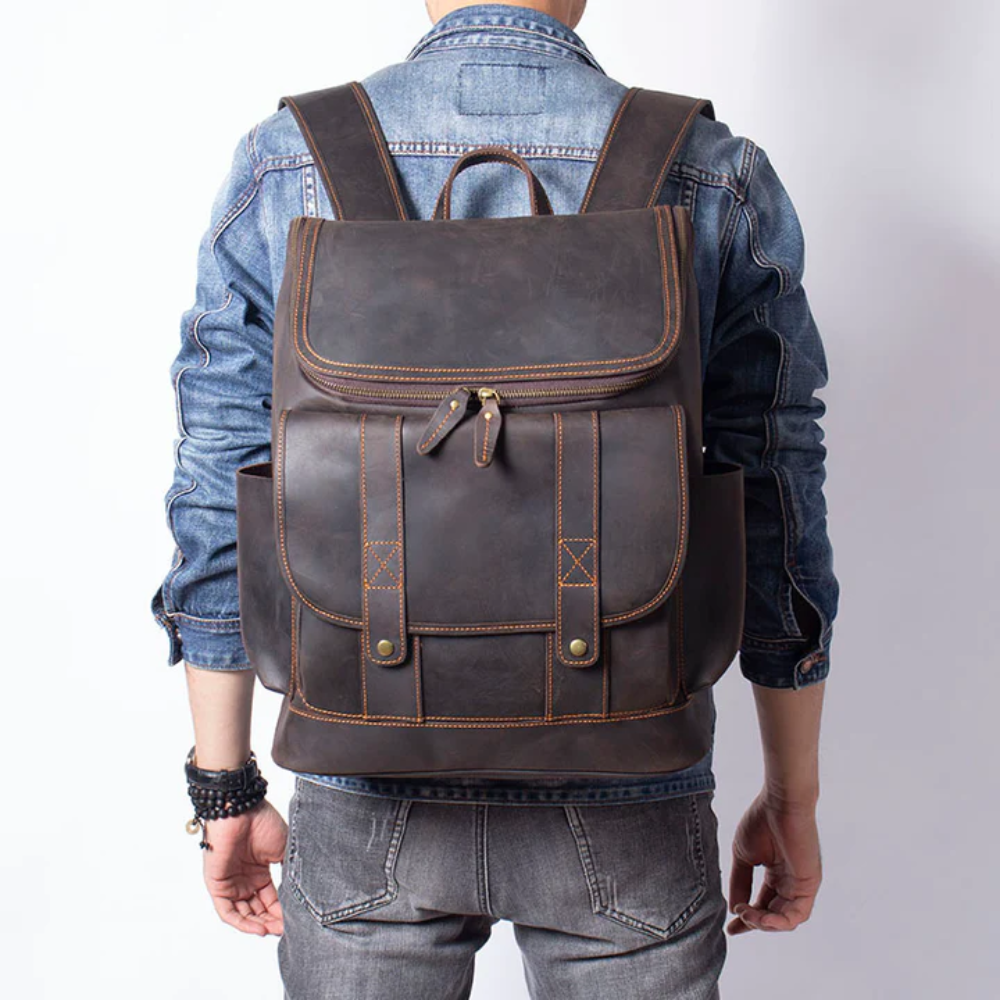 ROYA - Leather Work Backpack