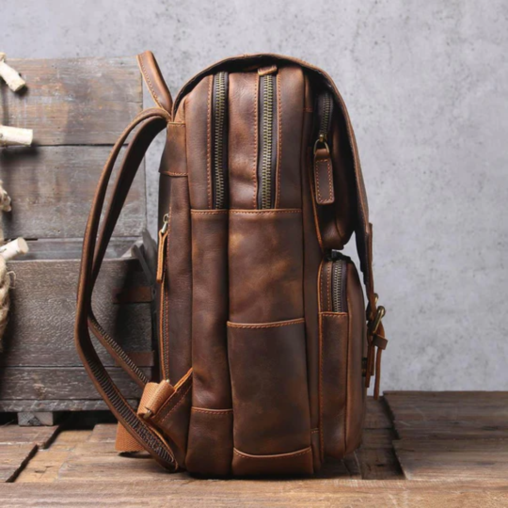 Leather backpack | Reinhardt