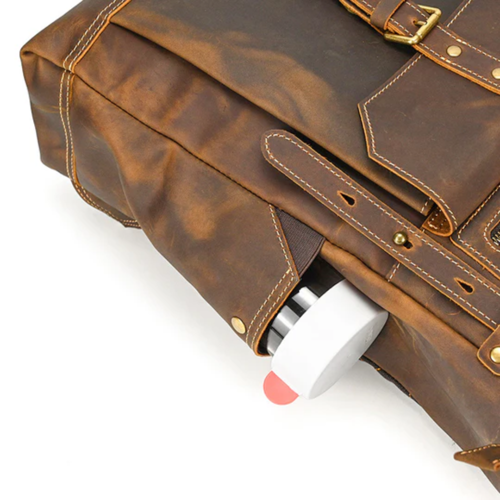 Men's Leather Laptop Backpack | Kaiser