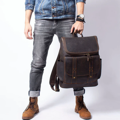 ROYA - Leather Work Backpack
