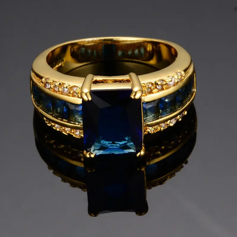 Casilla Blue Mountain Gold Ring