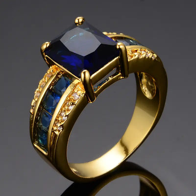 Casilla Blue Mountain Gold Ring