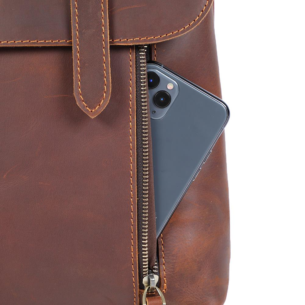 ITHYA - Small Leather Backpack