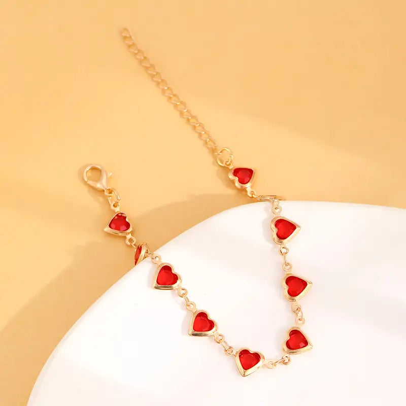 Ophirella garnet gold bracelet