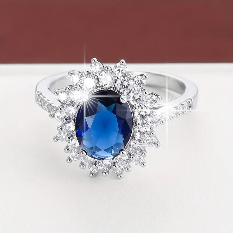 Vian sapphire gold ring