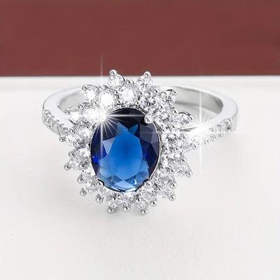 Vian sapphire gold ring