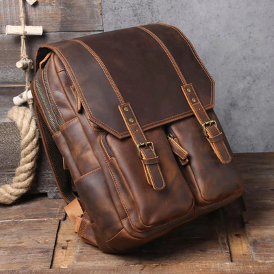 Leather backpack | Reinhardt