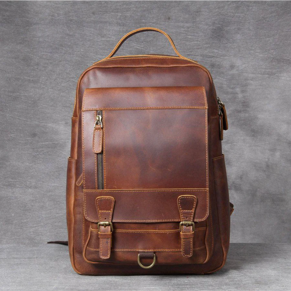 Leather Travel Backpack | Alaric