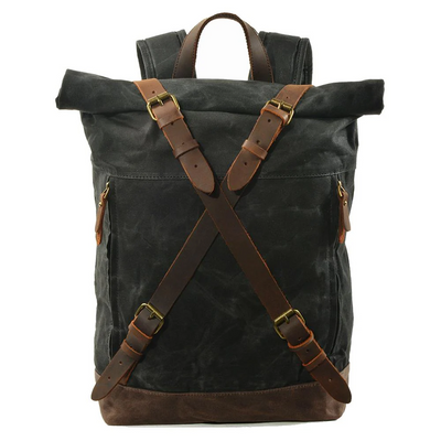WEXEN – canvas backpack with cross straps