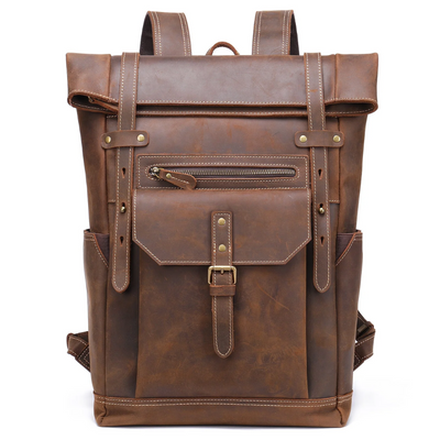 Men's Leather Laptop Backpack | Kaiser