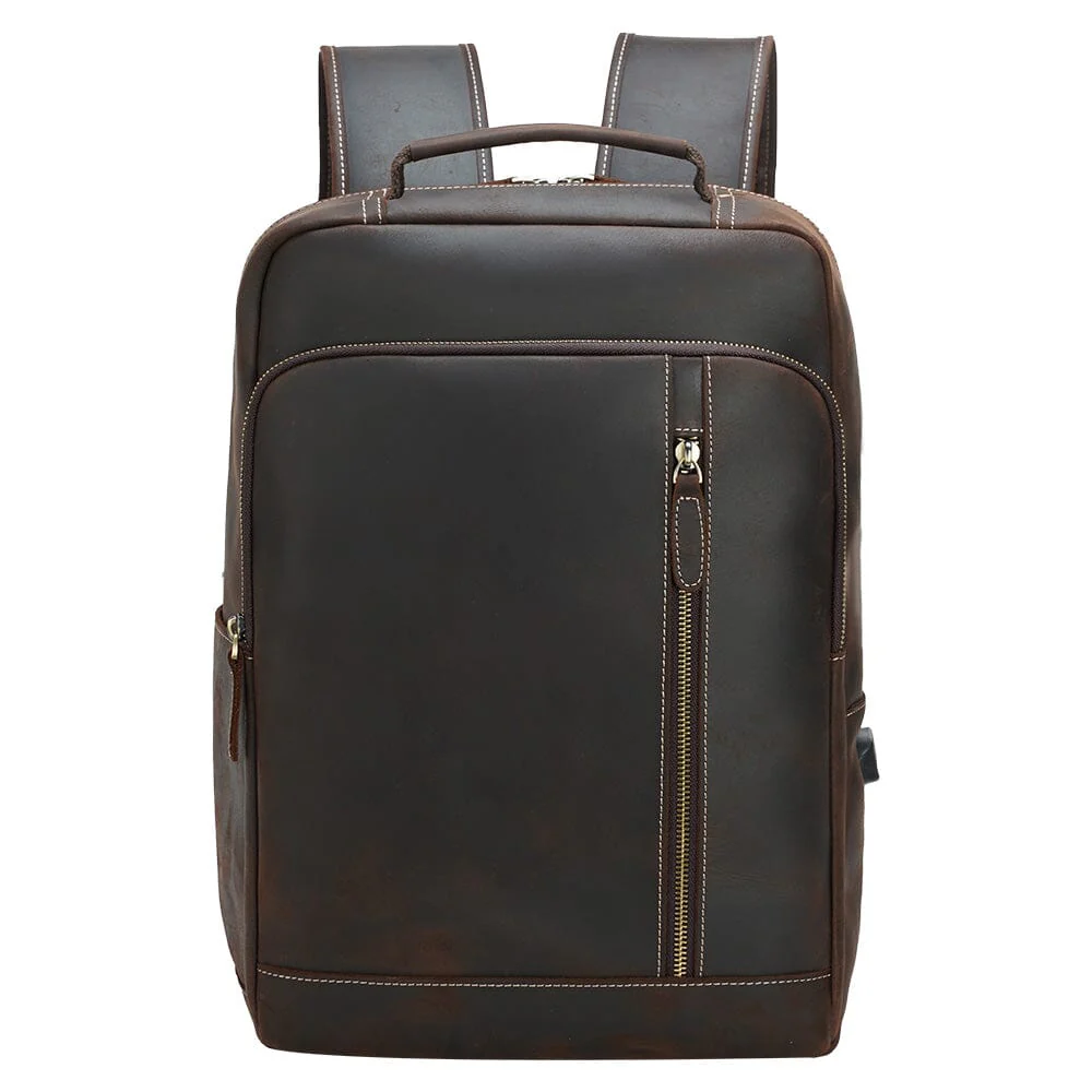 Crazy Horse Leather Backpack | Klausberg
