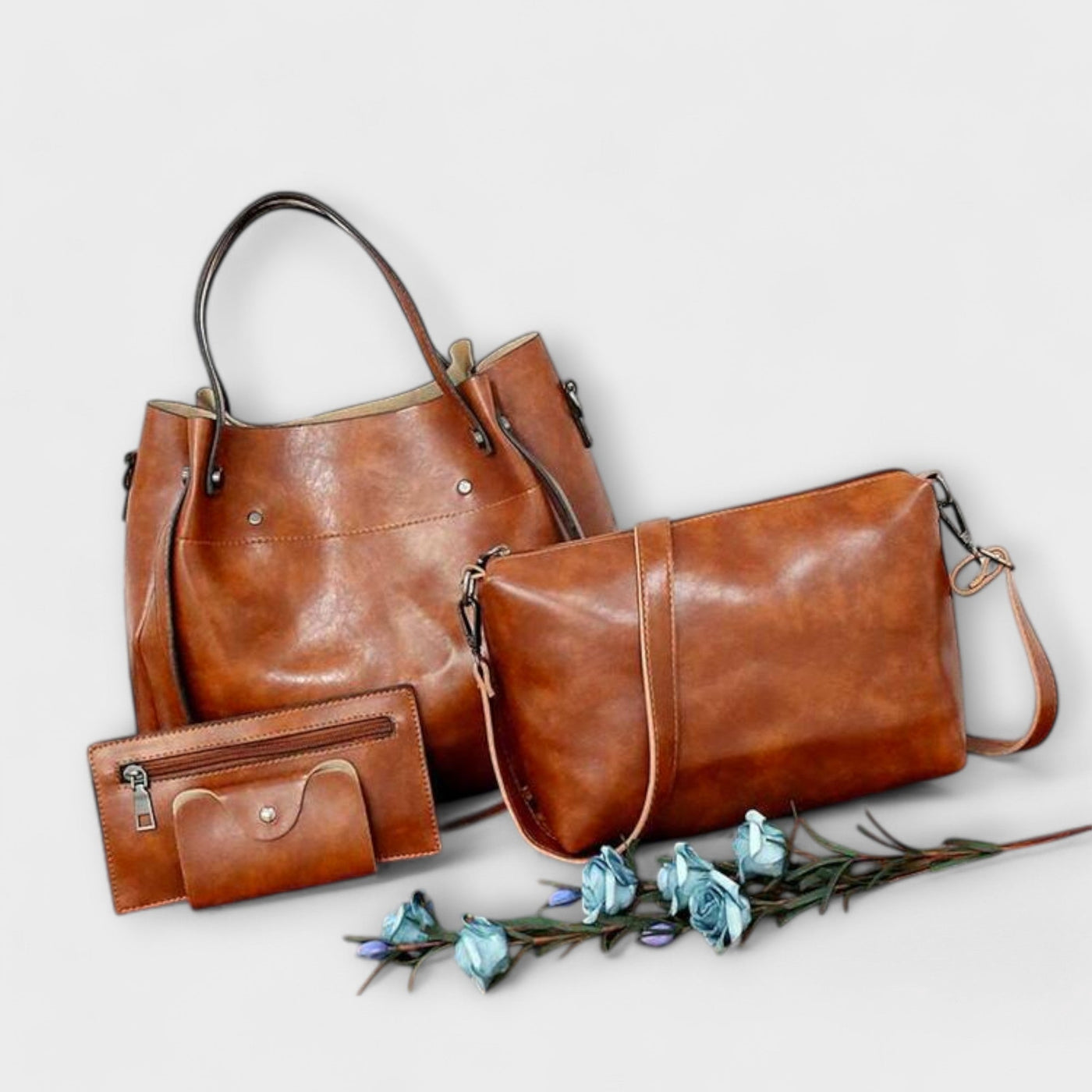 Isolde - 4-Piece Vintage Bag Set