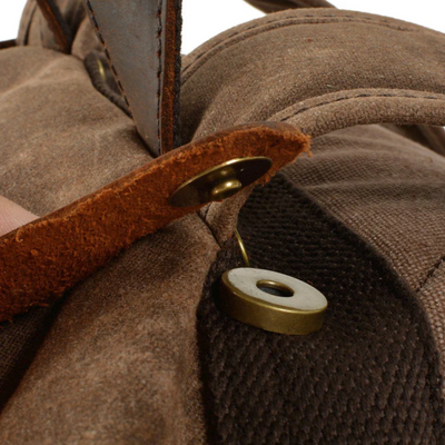 WEXEN – canvas backpack with cross straps