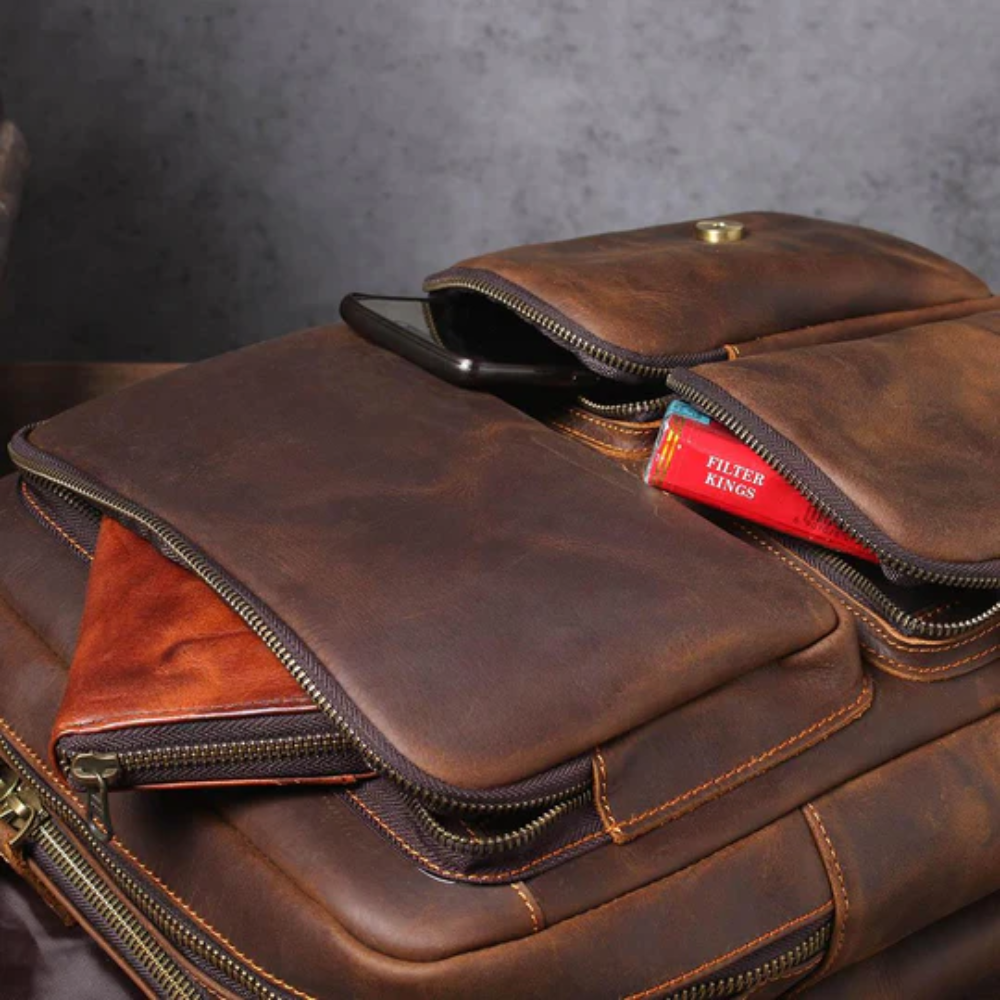 Leather backpack | Reinhardt