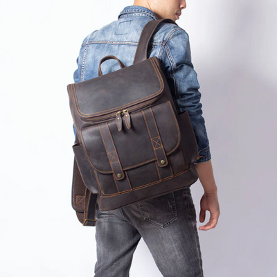 ROYA - Leather Work Backpack