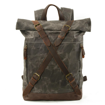 WEXEN – canvas backpack with cross straps