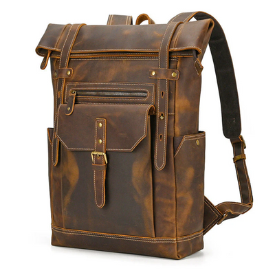 Men's Leather Laptop Backpack | Kaiser