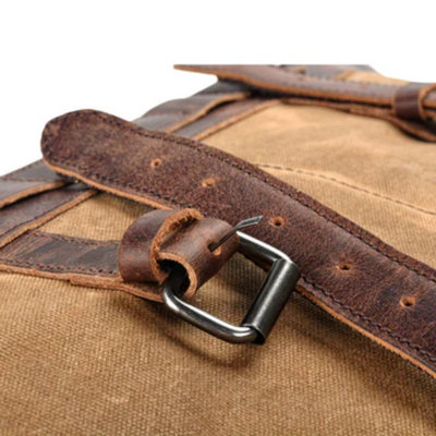 waxed linen travel bag | Marco