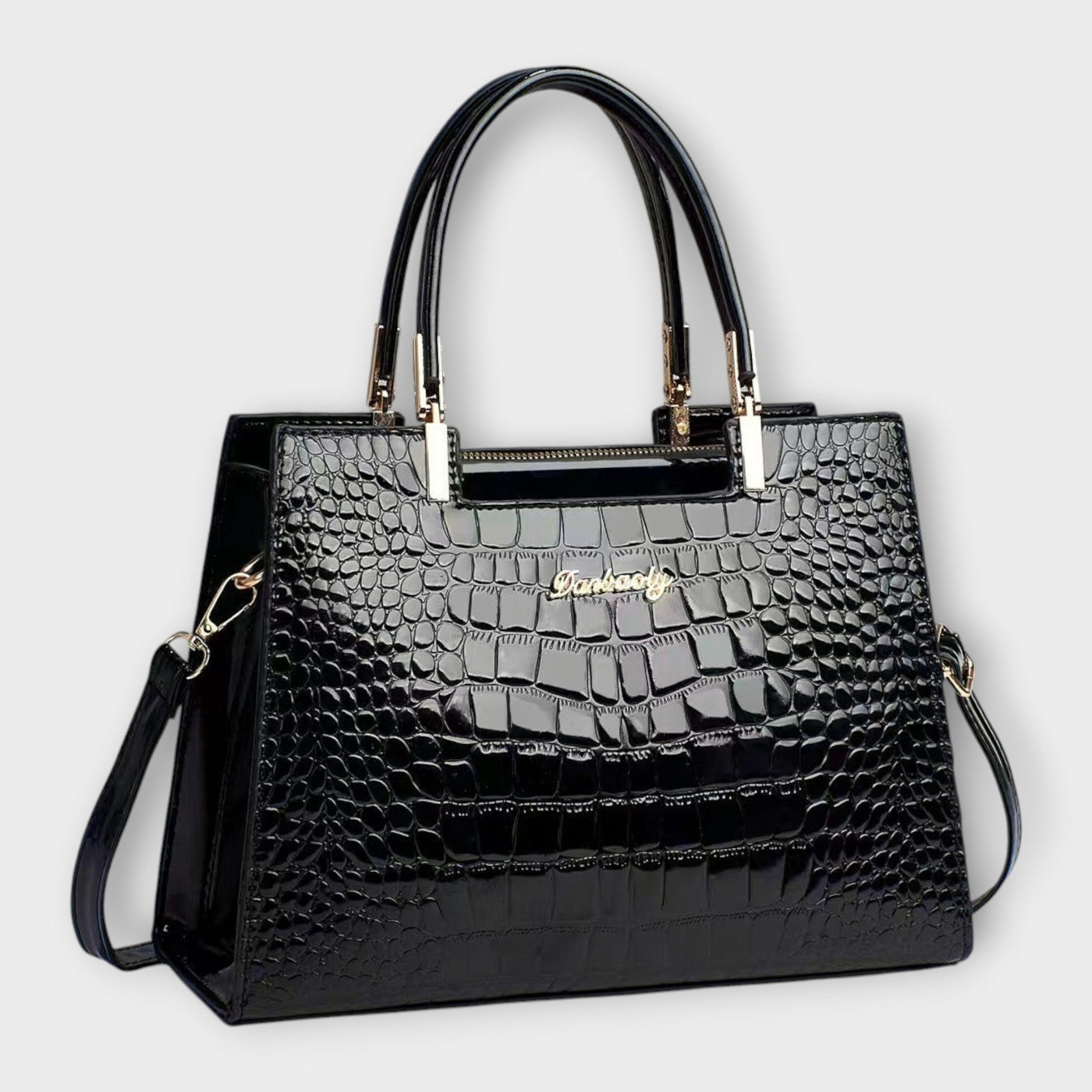 Madison - Smooth Croc Tote