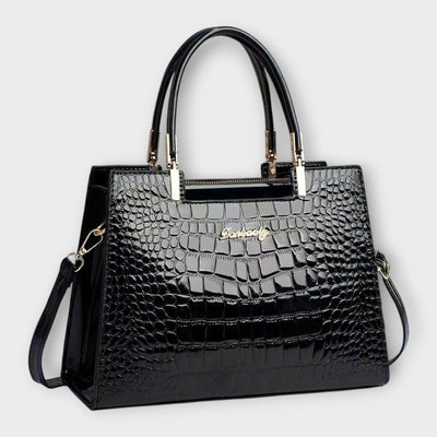 Madison - Smooth Croc Tote