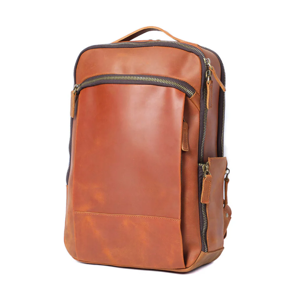 Men's Leather Laptop Backpack | Friedrich