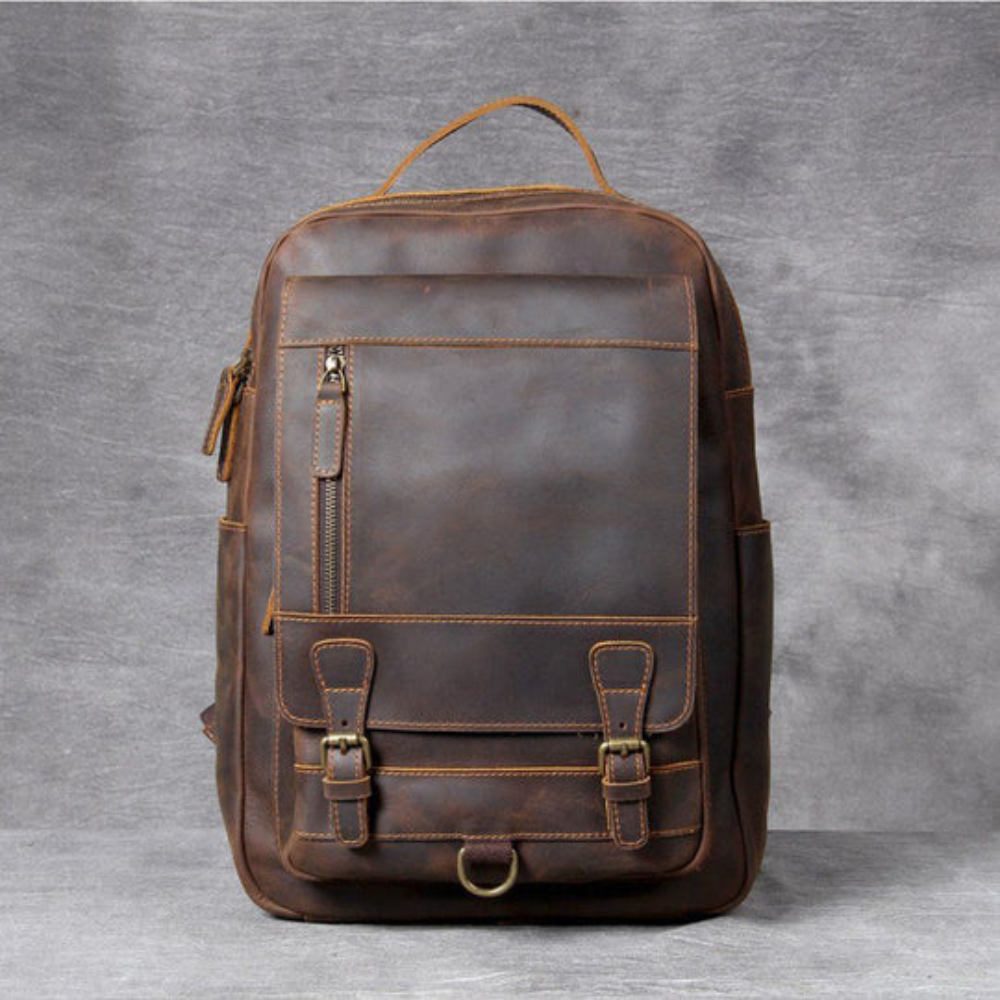 Leather Travel Backpack | Alaric