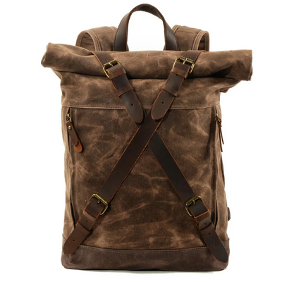 WEXEN – canvas backpack with cross straps