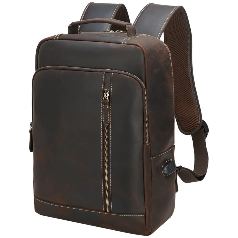 Crazy Horse Leather Backpack | Klausberg