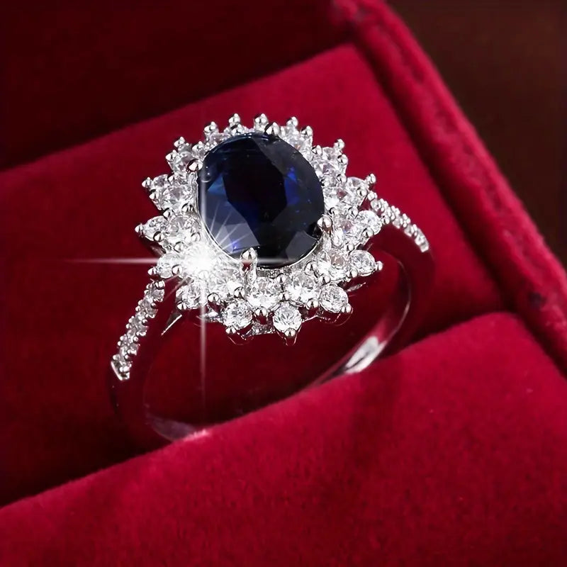 Vian sapphire gold ring