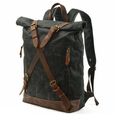 WEXEN – canvas backpack with cross straps