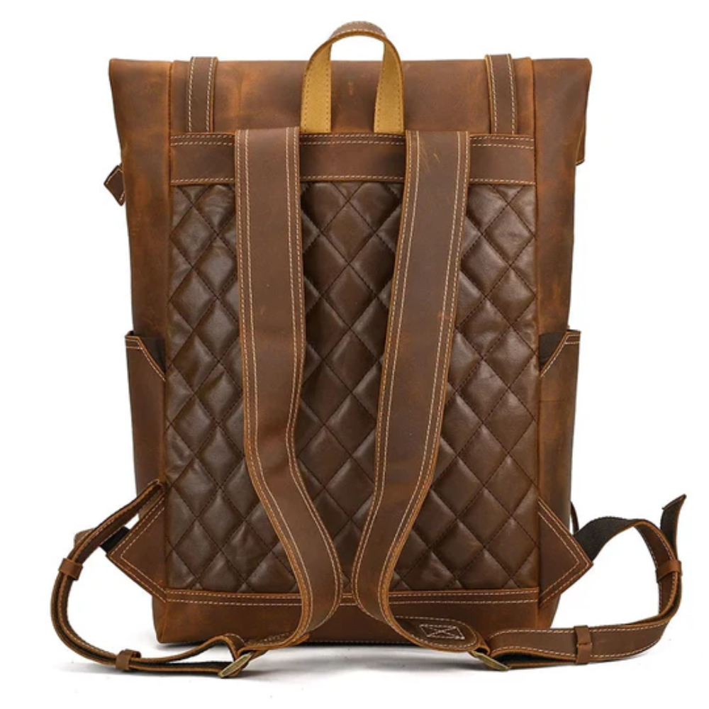 Men's Leather Laptop Backpack | Kaiser