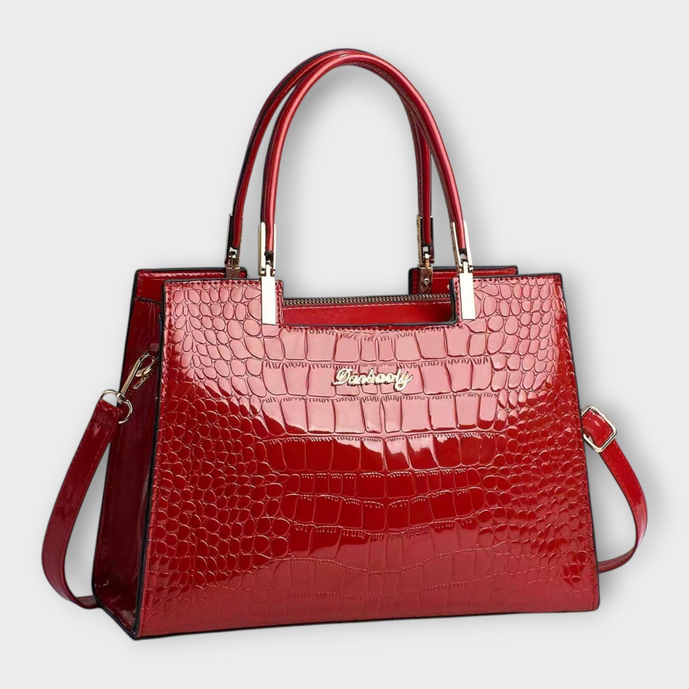 Madison - Smooth Croc Tote