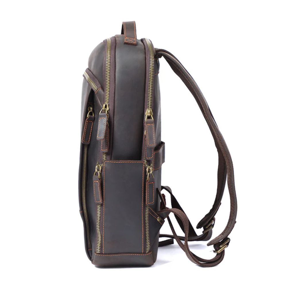 Men's Leather Laptop Backpack | Friedrich